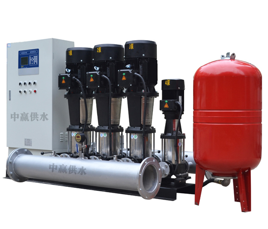 變頻恒壓供水系統(tǒng)主要由PLC、變頻器、觸摸屏、壓力變送器、動力及控制線路以及泵組組成